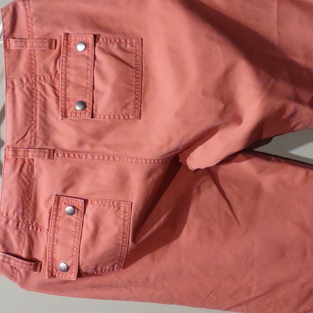 Gap Coral, Pink Cargo Capris Or Crop Pants, 4 - Picture 12 of 12